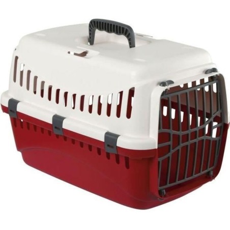 KERBL - Box de transport pour chien- EXPEDITION - Creme/Bordeaux - 48x
