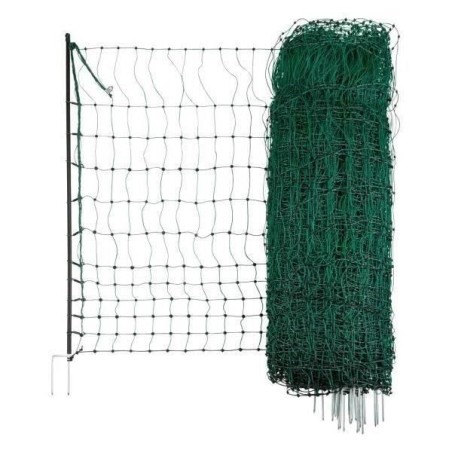 KERBL - Filet pour les poules 50 m - 106 cm - double pointe - vert - non électrique