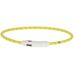 KERBL - Collier LED Jaune - 65 cm x 10 mm- Maxi Safe - Jaune