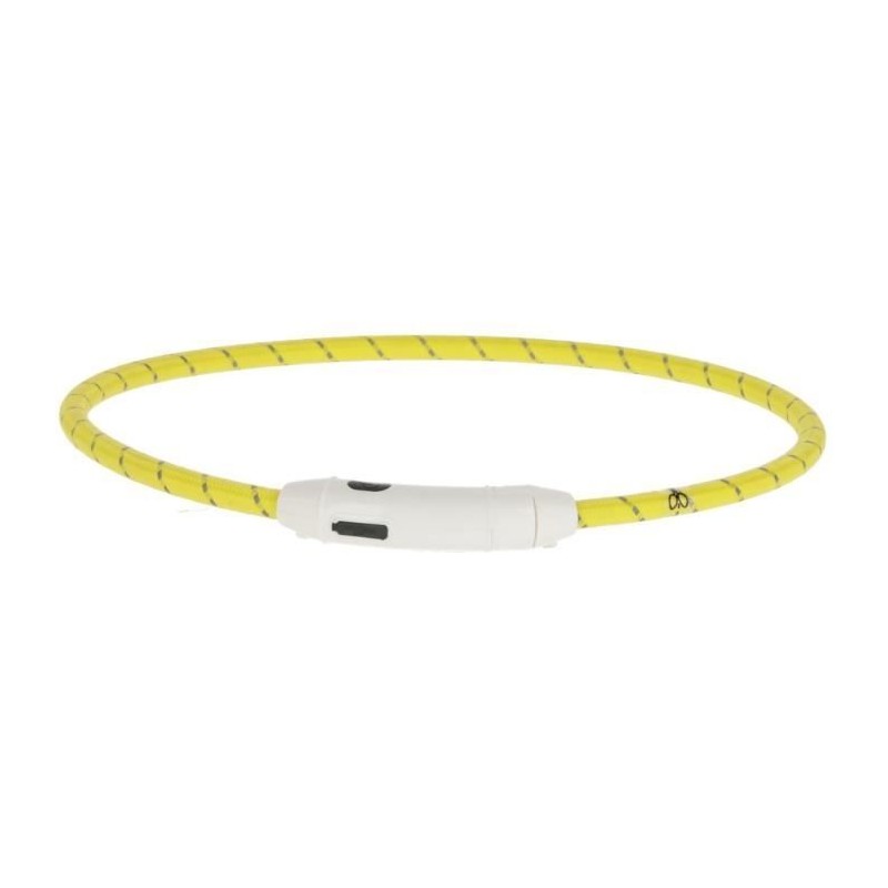 KERBL - Collier LED Jaune - 65 cm x 10 mm- Maxi Safe - Jaune KERBL - Collier LED Jaune - 65 cm x 10 mm- Maxi Safe - Jaune