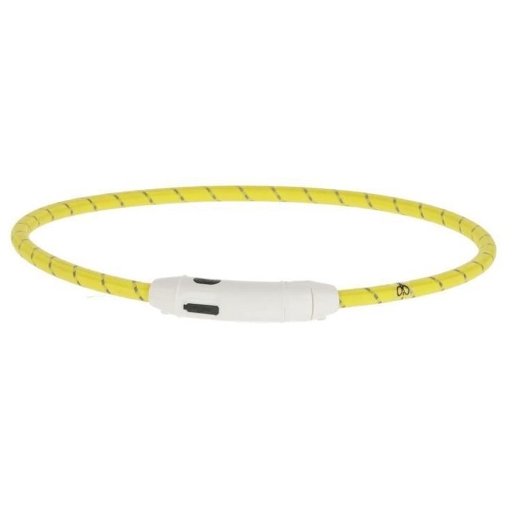 KERBL - Collier LED Jaune - 65 cm x 10 mm- Maxi Safe - Jaune