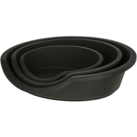 KERBL - Panier / Corbeille DREAMER - Noir - Plastique recyclé - 80x60x25cm