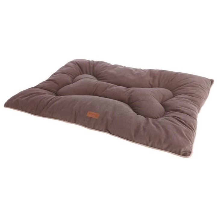 KERBL - Matelas de sol tissu L - 100 x 75 cm - Coussin - BENNO - Marron -