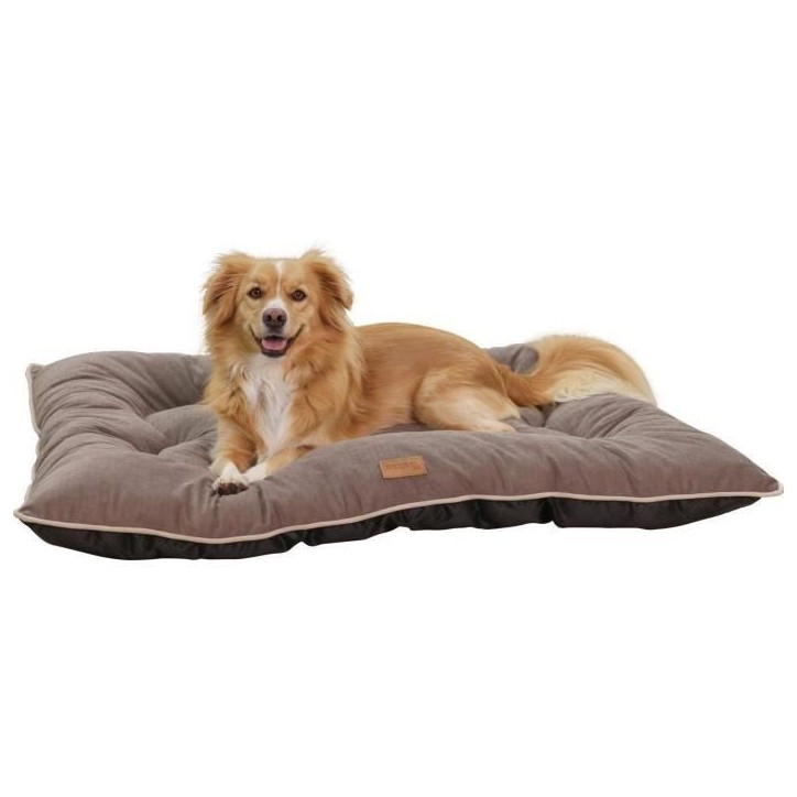 KERBL - Matelas de sol tissu L - 100 x 75 cm - Coussin - BENNO - Marron -