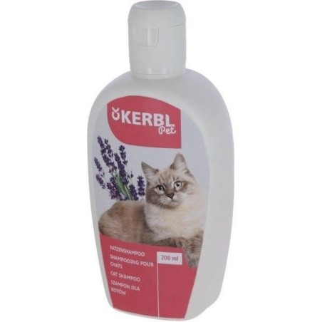 Shampoing pour chats - KERBL - 200 ml - Lavande - Mangue - Eclat et do