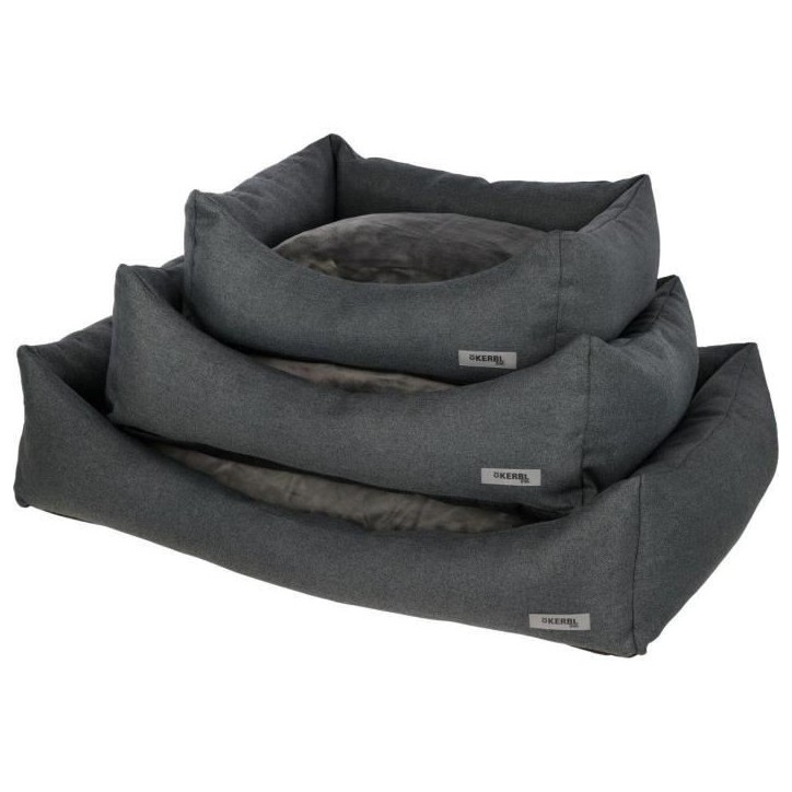 KERBL - Panier mémoire de forme - Platin Ortho - Gris - 80 x 60 x 25 cm