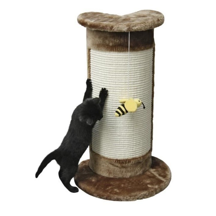 KERBL - Poteau griffoir tronc - angulaire 58cm - Brun