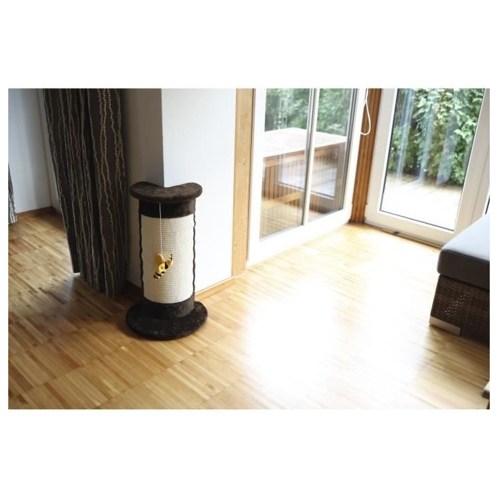 KERBL - Poteau griffoir tronc - angulaire 58cm - Brun