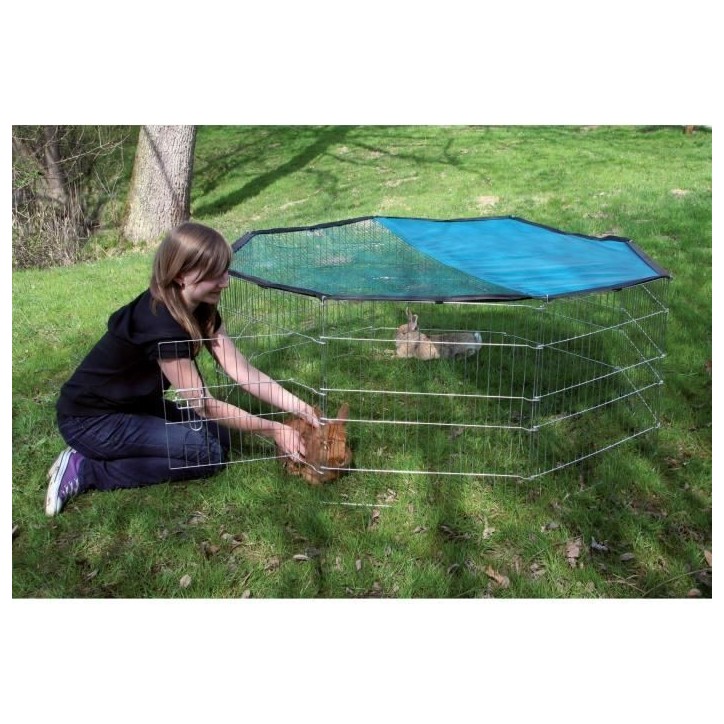 KERBL - Enclos d'extérieur pour animaux de compagnie Octogonal