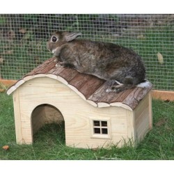 Maison Nature 30x20x19cm - Pour rongeur- KERBL