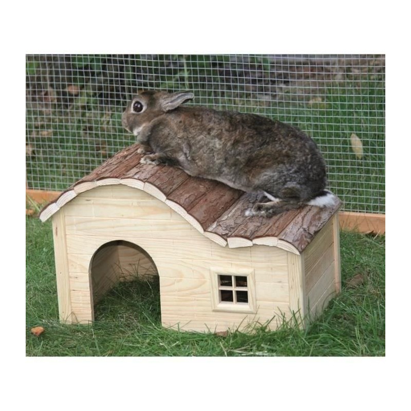 Maison Nature 30x20x19cm - Pour rongeur- KERBL Maison Nature 30x20x19cm - Pour rongeur- KERBL