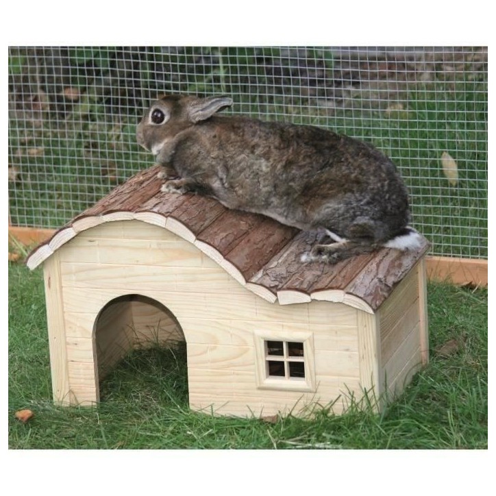 Maison Nature 30x20x19cm - Pour rongeur- KERBL