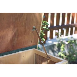 Clapier d'extérieur - KERBL - FRED - 100x45x62 cm - Bois - Abri sécu
