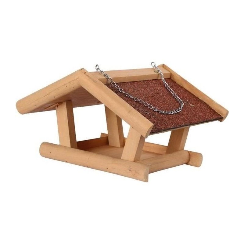 Mangeoire pour oiseaux - KERBL - Stubbs - Bois de qualité - 29x28x18c Mangeoire pour oiseaux - KERBL - Stubbs - Bois de qualité - 29x28x18c
