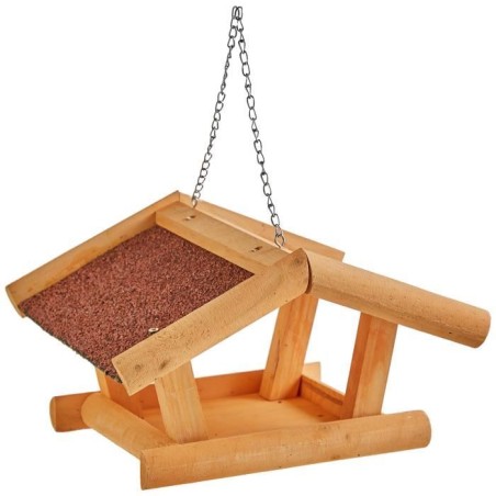 Mangeoire pour oiseaux - KERBL - Stubbs - Bois de qualité - 29x28x18cm - Étanche