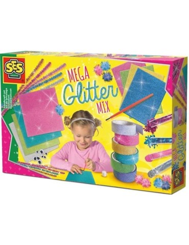 Kit de bricolage a paillettes SES CREATIVE - Garçon et fille - Plus de 5 ans - Multicolore
