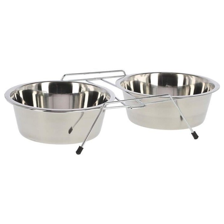 KERBL Support double écuelles 2x900ml - Pour chien