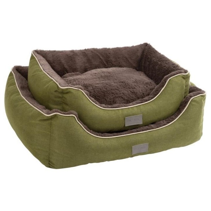 Corbeille - KERBL - Samuel - Gris/Gris foncé - 50 x 40 x 15 cm - Tissu respirant