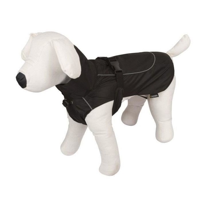 KERBL - Forks Manteau de Pluie pour Chien Noir Taille XL - 80626