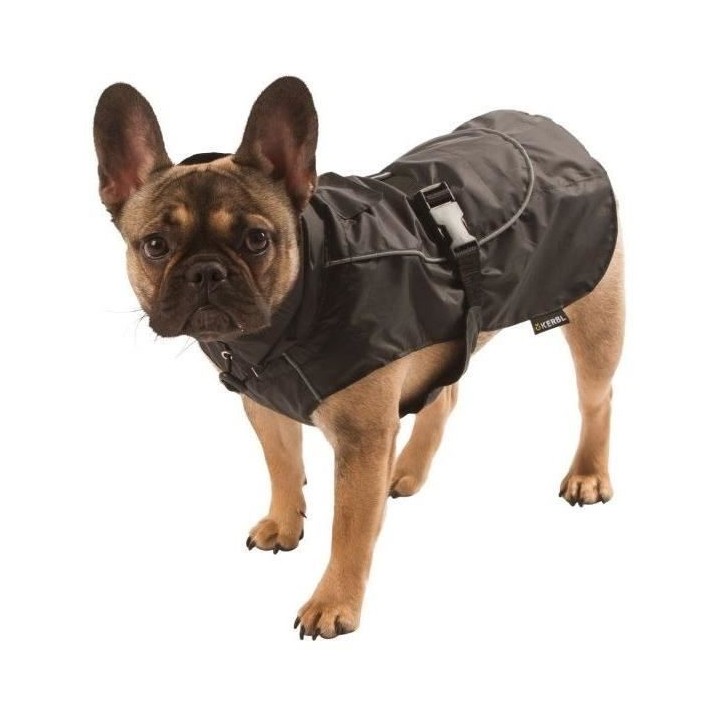 KERBL - Forks Manteau de Pluie pour Chien Noir Taille XL - 80626