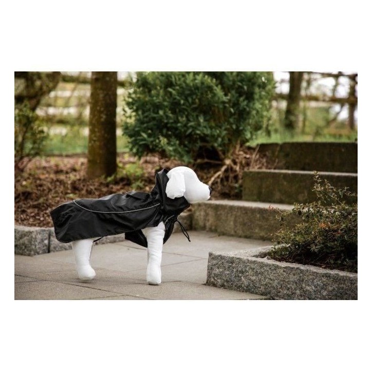 KERBL - Forks Manteau de Pluie pour Chien Noir Taille XL - 80626