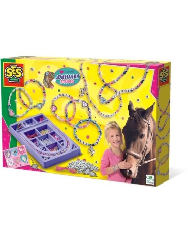 Bijou pour enfant - J'aime les chevaux - Studio de joaillerie - Jaune - Multicolore - a partir de 5 ans