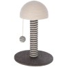 KERBL - Poteau griffoir pour chat - Tronc 42 cm - FUNGHI - Gris/blanc