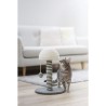 KERBL - Poteau griffoir pour chat - Tronc 42 cm - FUNGHI - Gris/blanc