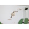 Mur d'escalade pour chat - KERBL - Zugspitze - 5 pieces - Sisal - Tiss