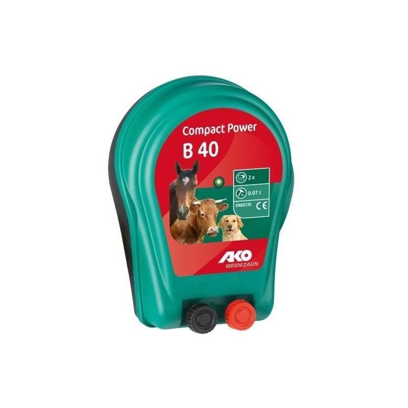 Kerbl - Ako Compact - Electrificateur - Bloc dalimentation Power B40 - Kerbl - Ako Compact - Electrificateur - Bloc dalimentation Power B40 -