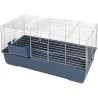 Cage pour rongeurs 80x45x42cm -Baldo - Avec râtelier - Grille repliab