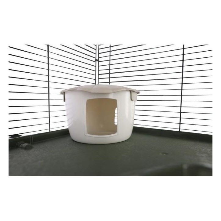 Cage 3 étages pour petits rongeurs 80*45*53 cm - FLAT NATURE - KERBL