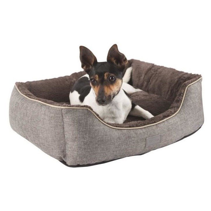 KERBL Panier corbeille Samuel - 50 x 40 x 15 cm - Argent et gris - Pour chien KERBL Panier corbeille Samuel - 50 x 40 x 15 cm - Argent et gris - Pour chien