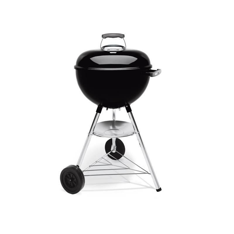 WEBER Barbecue a charbon BAR B-KETTLE Ø47cm - Acier émaillé - Noir WEBER Barbecue a charbon BAR B-KETTLE Ø47cm - Acier émaillé - Noir