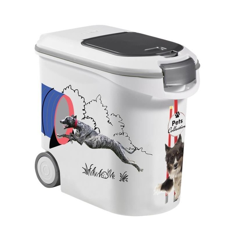 Conteneur a croquettes CURVER - 35L/12 kg - PETS COLLECTION - Pour chi Conteneur a croquettes CURVER - 35L/12 kg - PETS COLLECTION - Pour chi