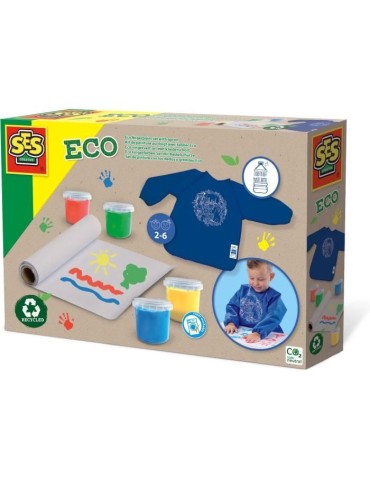 Kit de peinture au doigt SES CREATIVE Eco - 100% recyclé pour bébé