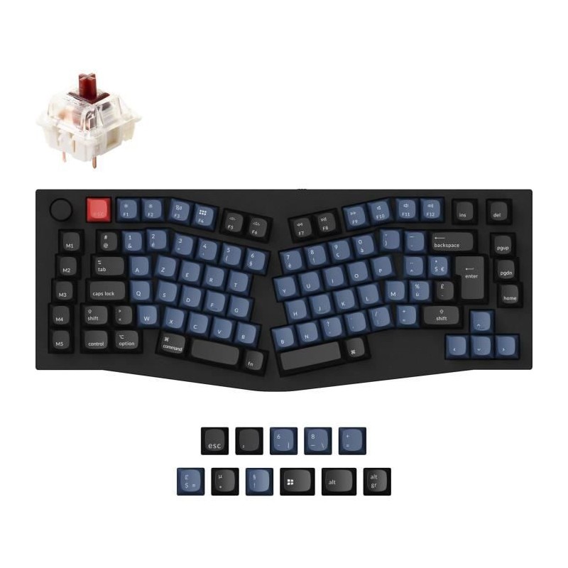 Clavier mécanique gamer - Switch mécanique Brown - KEYCHRON Q10 - AN Clavier mécanique gamer - Switch mécanique Brown - KEYCHRON Q10 - AN