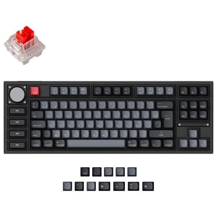 Clavier mécanique gamer - Switch mécanique Red - KEYCHRON Q3 Pro SE - ANSI - Rétroéclairage RGB