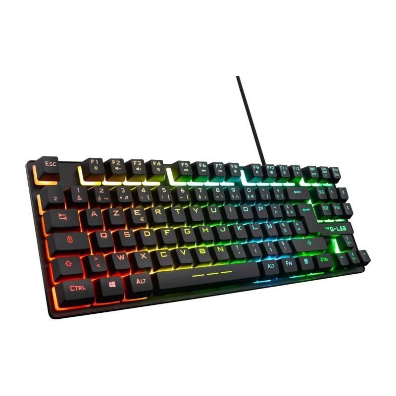 Clavier Gamer - The G-Lab - KEYZ CAESIUM TKL - RGB - Filaire - Azerty Clavier Gamer - The G-Lab - KEYZ CAESIUM TKL - RGB - Filaire - Azerty
