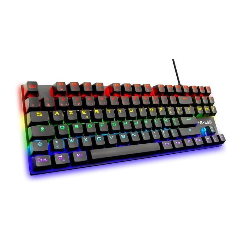 Clavier Gamer - The G-Lab - KEYZ MERCURY TKL - Mécanique (Switch Roug