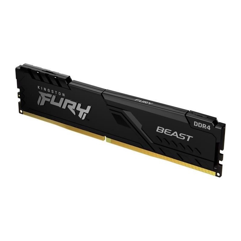 Mémoire Kingston FURY Beast 16 Go DDR4 3200 MHz CL16 Mémoire Kingston FURY Beast 16 Go DDR4 3200 MHz CL16