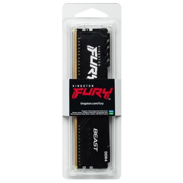Mémoire Kingston FURY Beast 8 Go DDR4 3200 MHz CL16
