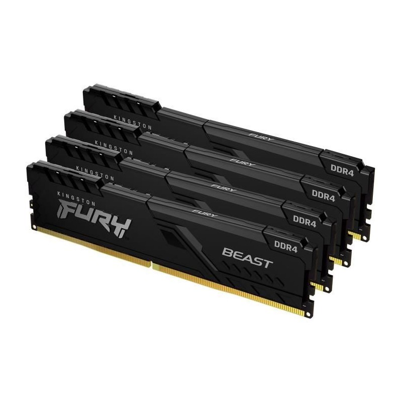 Mémoire Kingston FURY Beast 128 Go (4 x 32 Go) DDR4 3200 MHz CL16