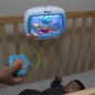 BABY EINSTEIN Veilleuse bébé - Reves marins - Réglage 25 min lumiere, son, Cadeau Noel bébé, attache lit, télécommande