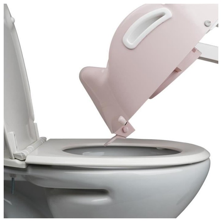 THERMOBABY Reducteur de wc kiddyloo - Rose poudré