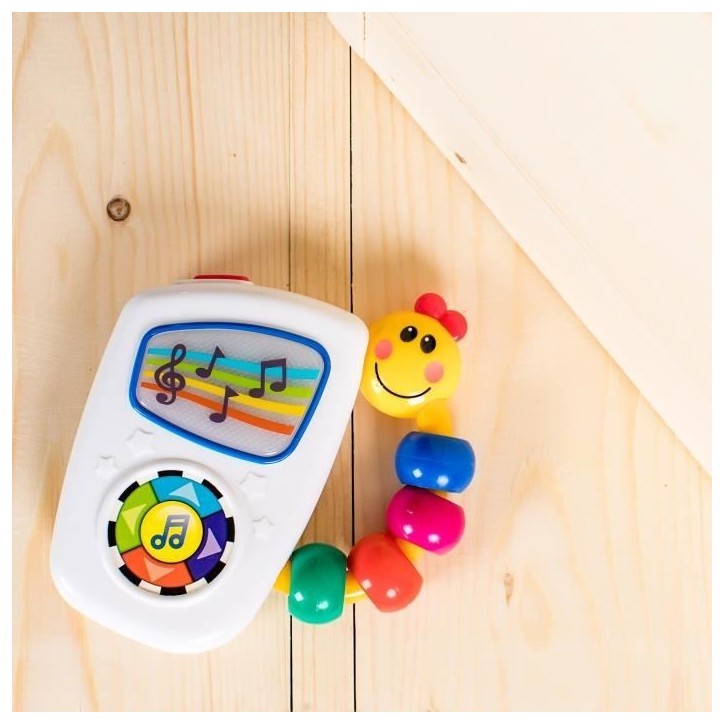 BABY EINSTEIN Petite radio portable bébé, Boîte a musique nomade Take Along Tunes™ - Cadeau Noel bébé 3M+ BABY EINSTEIN Petite radio portable bébé, Boîte a musique nomade Take Along Tunes™ - Cadeau Noel bébé 3M+