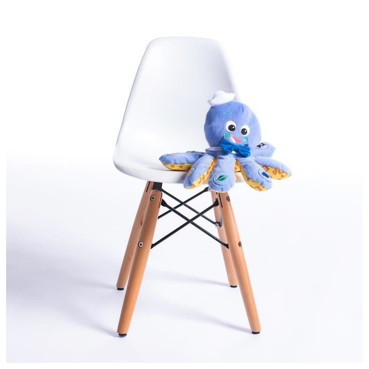 BABY EINSTEIN Peluche, doudou, Poulpe marin Toudou Octoplush™ - Bleu, Cadeau Noel bébé, interactif, 3M+ BABY EINSTEIN Peluche, doudou, Poulpe marin Toudou Octoplush™ - Bleu, Cadeau Noel bébé, interactif, 3M+