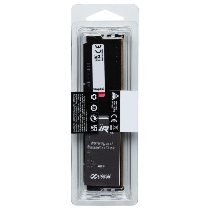 Mémoire DDR5 - KINGSTON - FURY Beast EXPO - 16 Go - 3200 Mhz - CL36 Mémoire DDR5 - KINGSTON - FURY Beast EXPO - 16 Go - 3200 Mhz - CL36