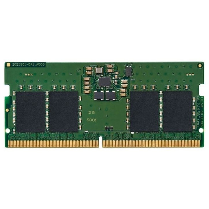 Mémoire DDR5 - KINGSTON - ValueRAM - SODIMM - 8 Go - 5600 Mhz - CL46 Mémoire DDR5 - KINGSTON - ValueRAM - SODIMM - 8 Go - 5600 Mhz - CL46