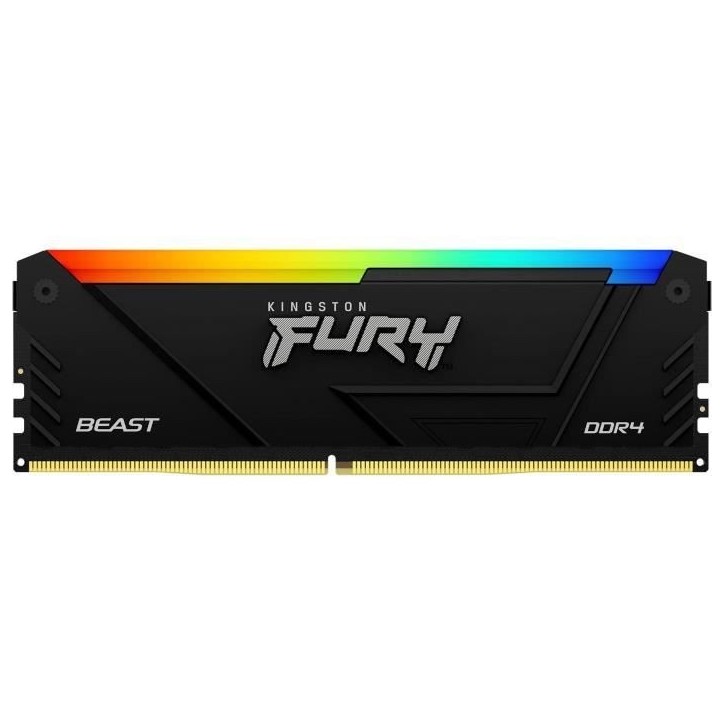 Mémoire DDR4 - KINGSTON - FURY Beast - 32 Go (2 x 16 Go) - 3600 Mhz - CL18 Mémoire DDR4 - KINGSTON - FURY Beast - 32 Go (2 x 16 Go) - 3600 Mhz - CL18
